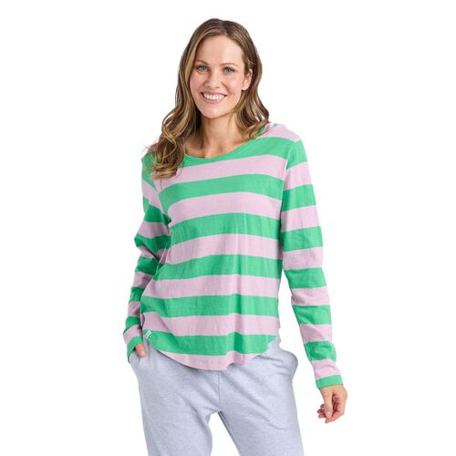 Elm Spritz Stripe L/S Tee